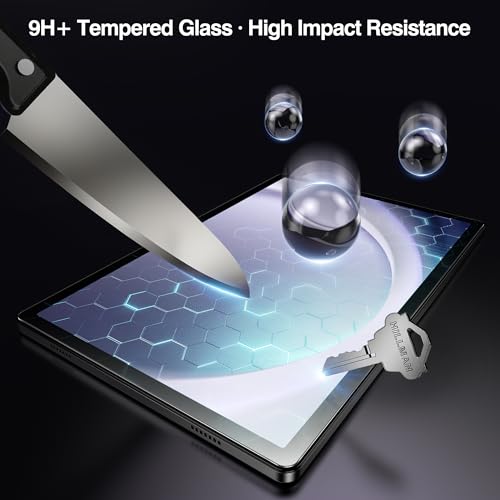 EZ-GLAZ-2 Pack for Samsung Galaxy Tab A11 Plus (A11+) 2025 / Tab A9 Plus (A9+) 2023 11-inch Screen Protector, 9H+ Tempered Glass with Installation Box, Apple Pencil Compatible, HD Clarity, Bubble Free - Image 5
