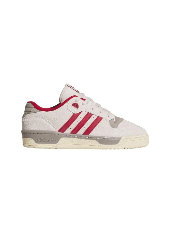 Adidas Adidas Rivalry Low White Basketball Shoes For Men 3