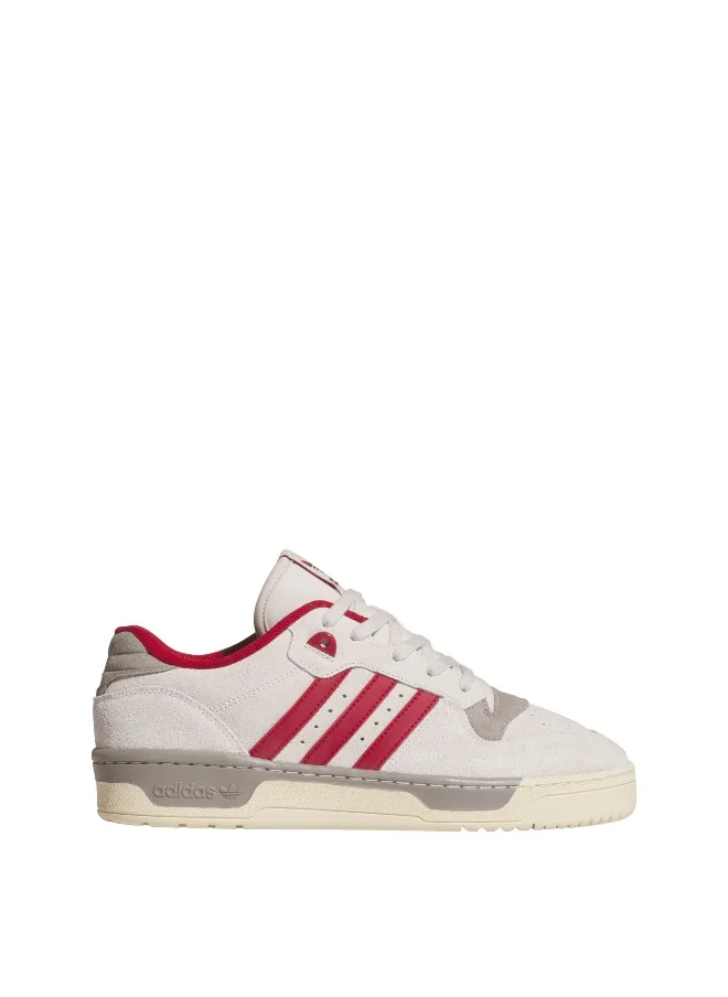 Adidas Adidas Rivalry Low White Basketball Shoes For Men 3