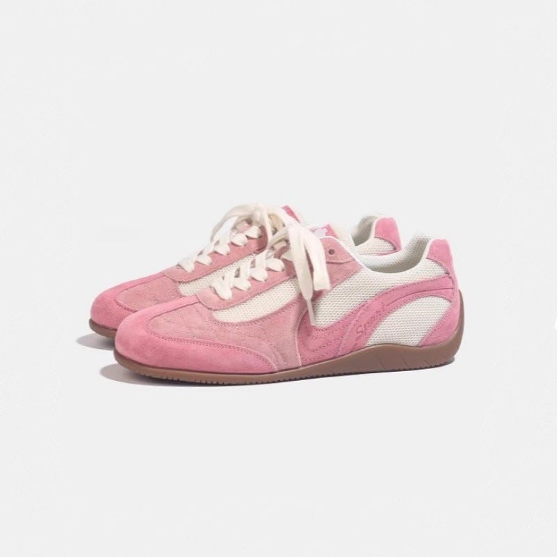 Vintage Color-Block Retro Sneakers for Women - Image 1