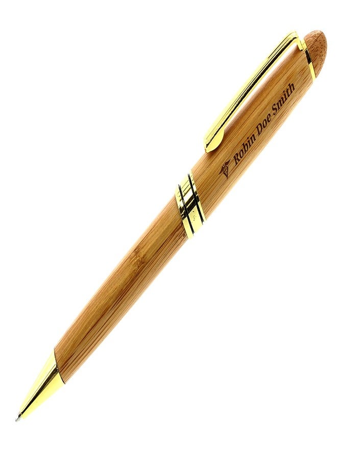Personalized Gifts Personalized Veterinarian Gifts Vet Pen Set Personalized Engraved Bamboo Wood Gift Pen Case Set - Image 3