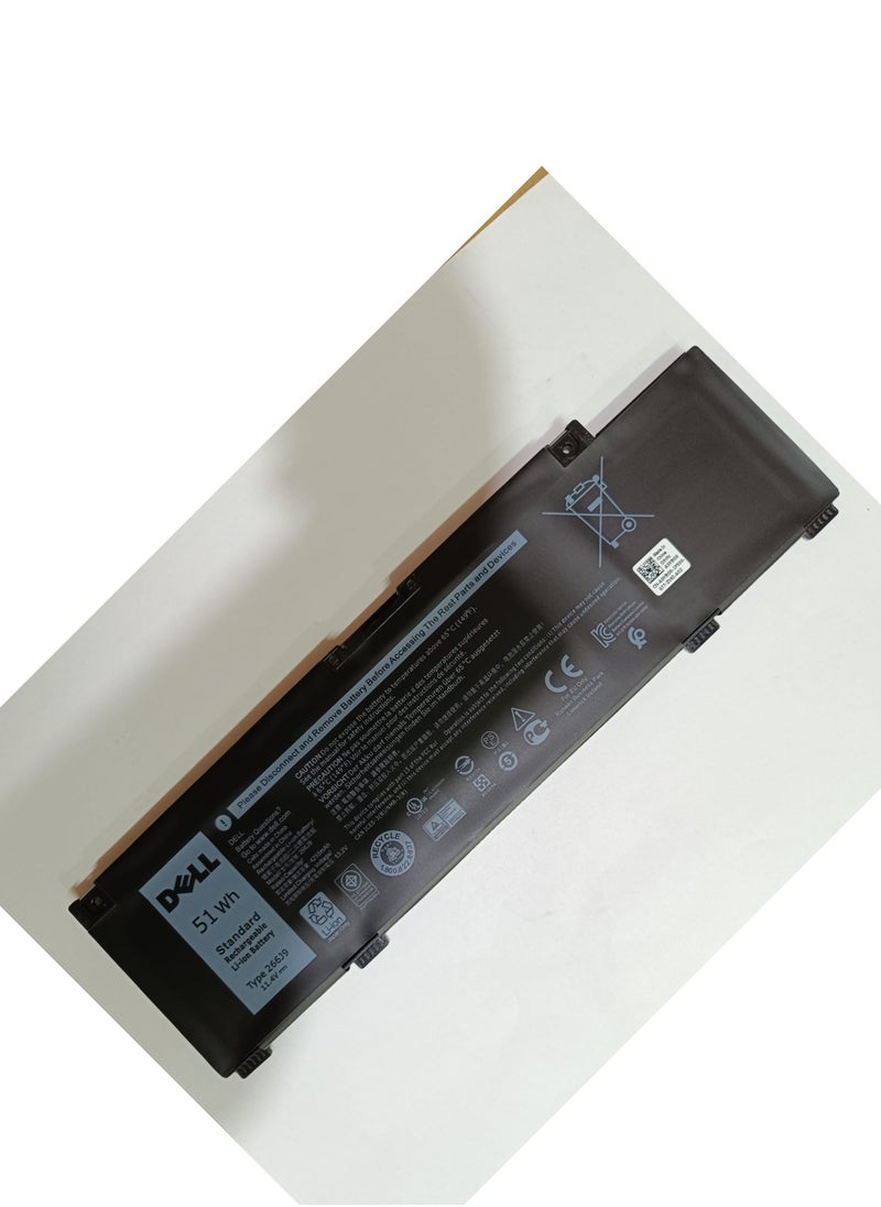 CS LAPTOP BATTERY 266J9 51WH  - Image 1