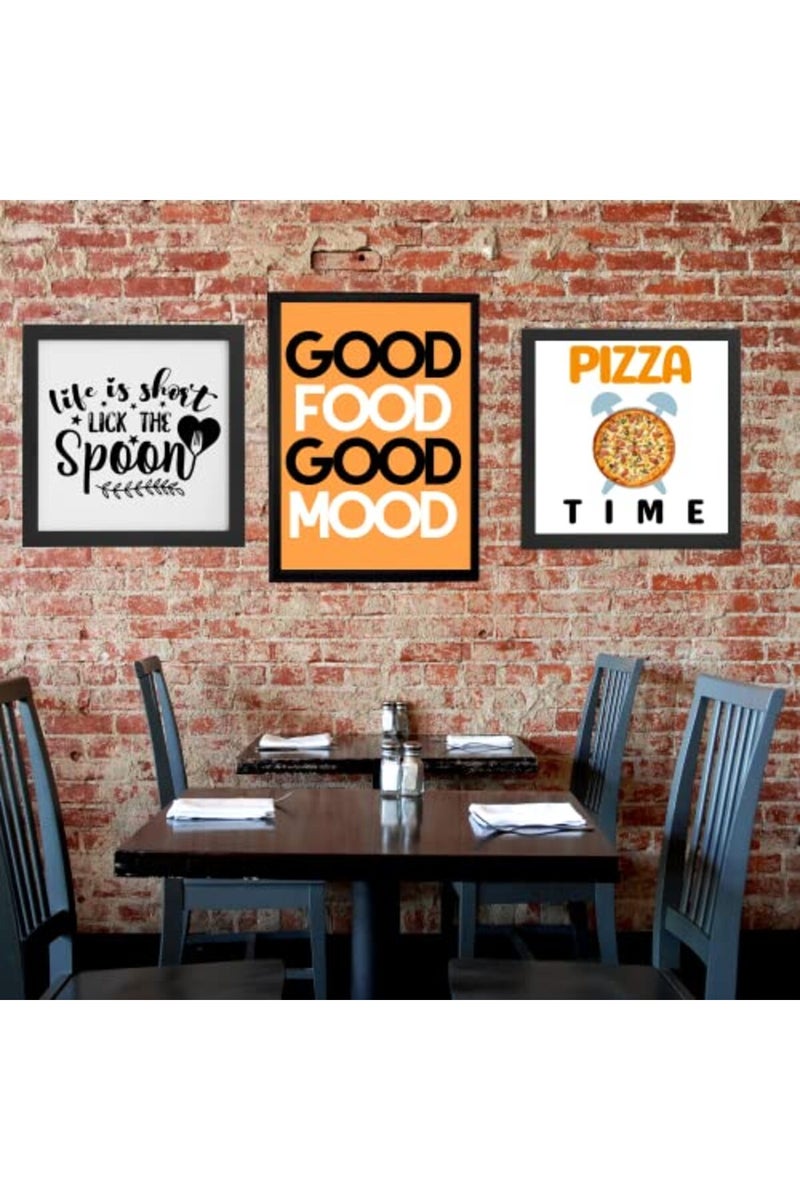 Relanta Set of 5 Framed Food-Themed Wall Posters - Image 4