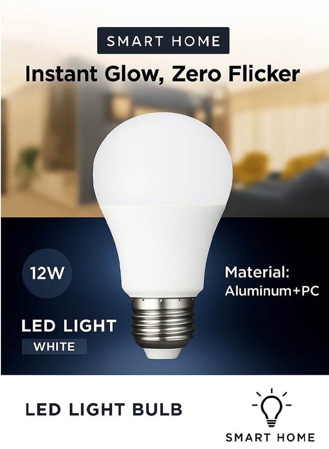 Max LED Bulb 12W E27 White Light – High Brightness Energy-Saving Light for Home, Office & Commercial Use  - Image 2
