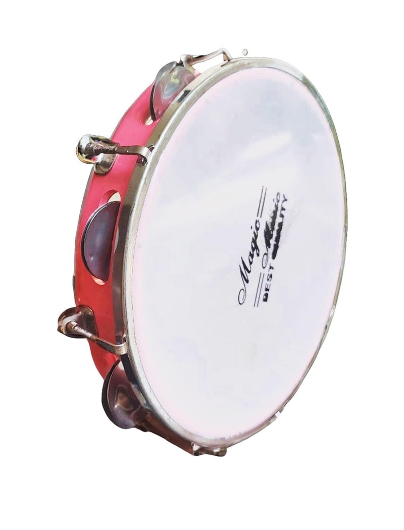 AOKO Dafli Musical Instrument - Handheld Tambourine, 10 Inch Fiber Dapli Percussion Instrument - Image 5