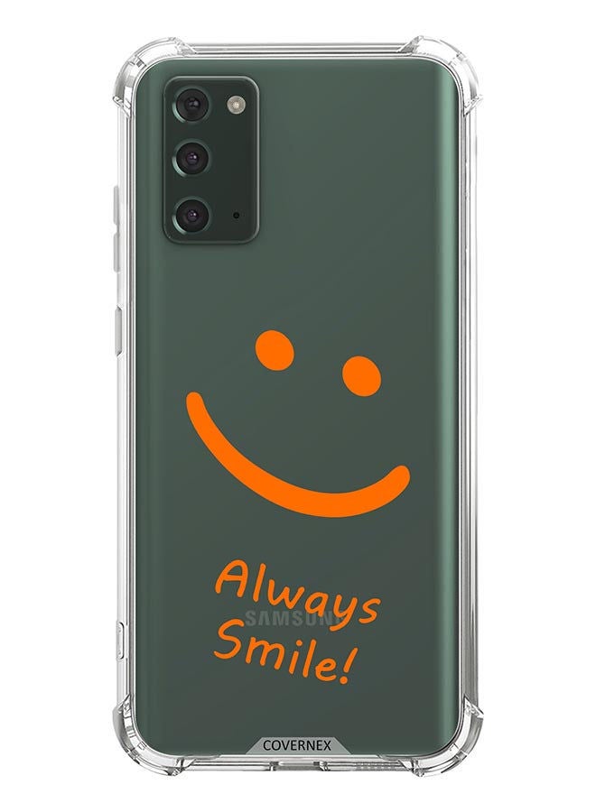 Covernex Shockproof Protective Case Cover For Samsung Galaxy Note20 5G Always Smile - Image 1
