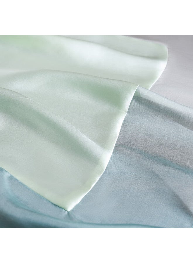 Hang Silk House وشاح هانغسي مانشن سوتشو مطرز من الحرير الخالص للزوجة المسنّة أو الأم، هدية عيد ميلاد أو عيد الأم للنساء باللون الأخضر - Image 3