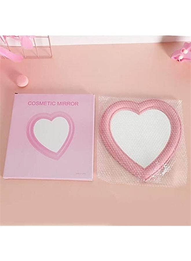 Utavu Makeup Mirror Heart Shape Wall Desktop Mirror Cosmetic Vanity Mirror for Women Ladies Friends Gift - Image 5