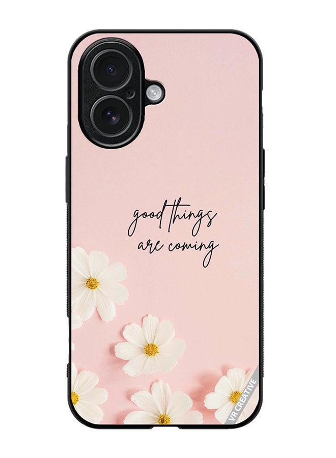 Protective Case Cover For Apple iPhone 17 Good Things Are Coming Design Multicolour