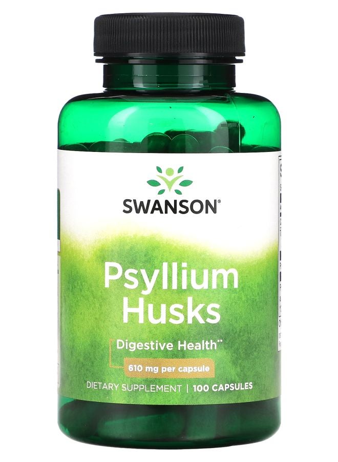 SWANSON Psyllium Husks 610 mg 100 Capsules