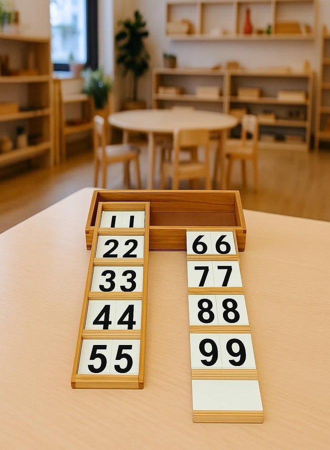 Brilla Made Montessori Seguin Board Ten – Montessori Math Toys Material for Toddlers, Sensory Board Setup, Montessori Set with Beads, Sensory Toys for 2+ Year Old, Home Edition Educational Game - Image 2