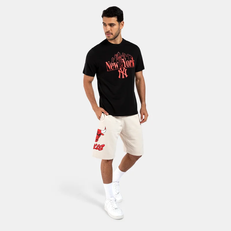 NEW ERA Men's NBA Chicago Bulls Bubble Script Shorts