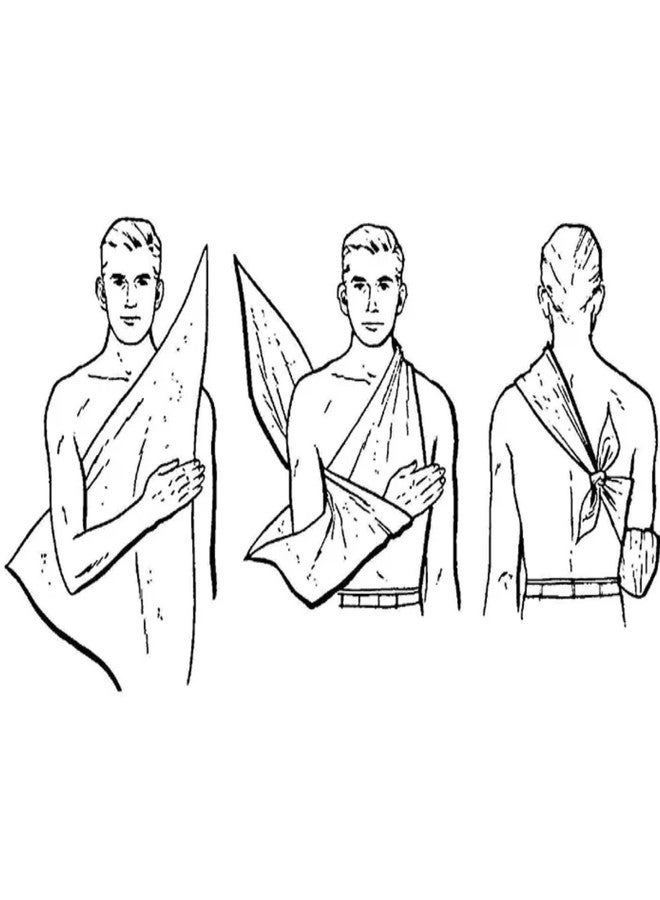 Rossify Triangular Bandage for First Aid, Emergency Support & Injury Care | Durable, Washable & Multipurpose Triangular Bandage for Arm Sling, Sprains & Wound Dressing- PACK OF 5 - Image 5