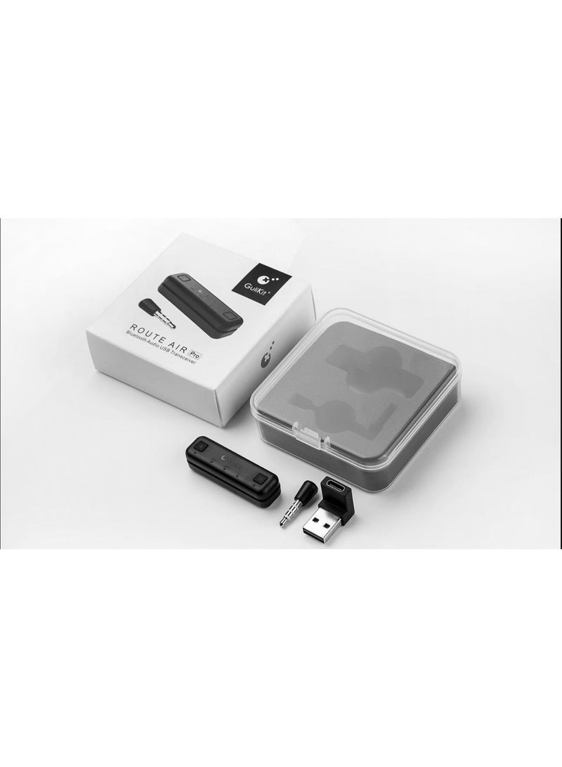 Gulikit Route Air Pro Bluetooth Audio Adapter for Nintendo Switch/Switch Lite PS4 PS5 PC, aptX LL, Microphone Jack 3.5mm - Image 1