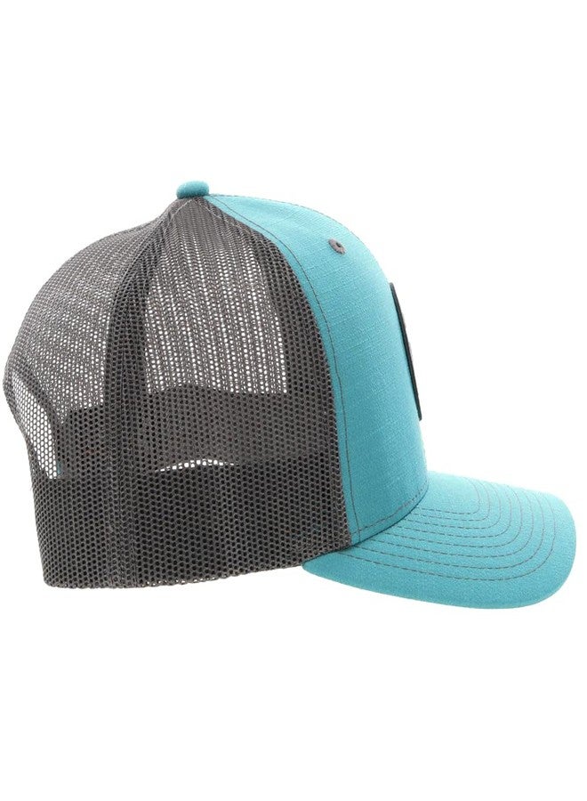 HOOEY Men's Blush Adjustable Snapback Hat (US, Alpha, One Size, Teal/Grey) - Image 5