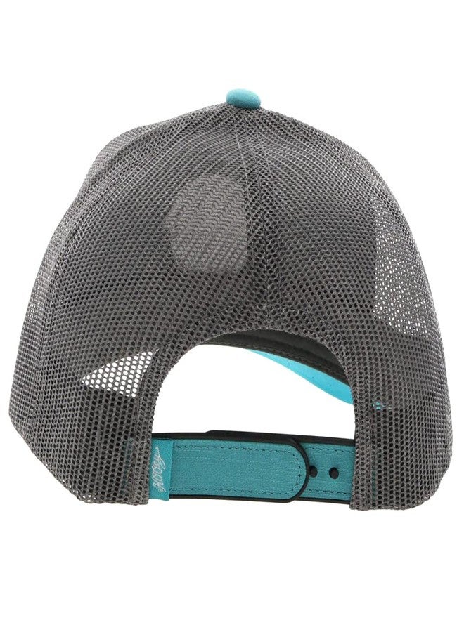 HOOEY Men's Blush Adjustable Snapback Hat (US, Alpha, One Size, Teal/Grey) - Image 2