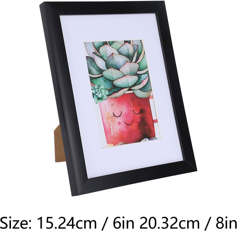 Tyenaza 5Pcs DIY PVC Clear Photo Frame Set - Modern Tabletop Display Frames for Wedding, Graduation, Birthday, and More - Image 4