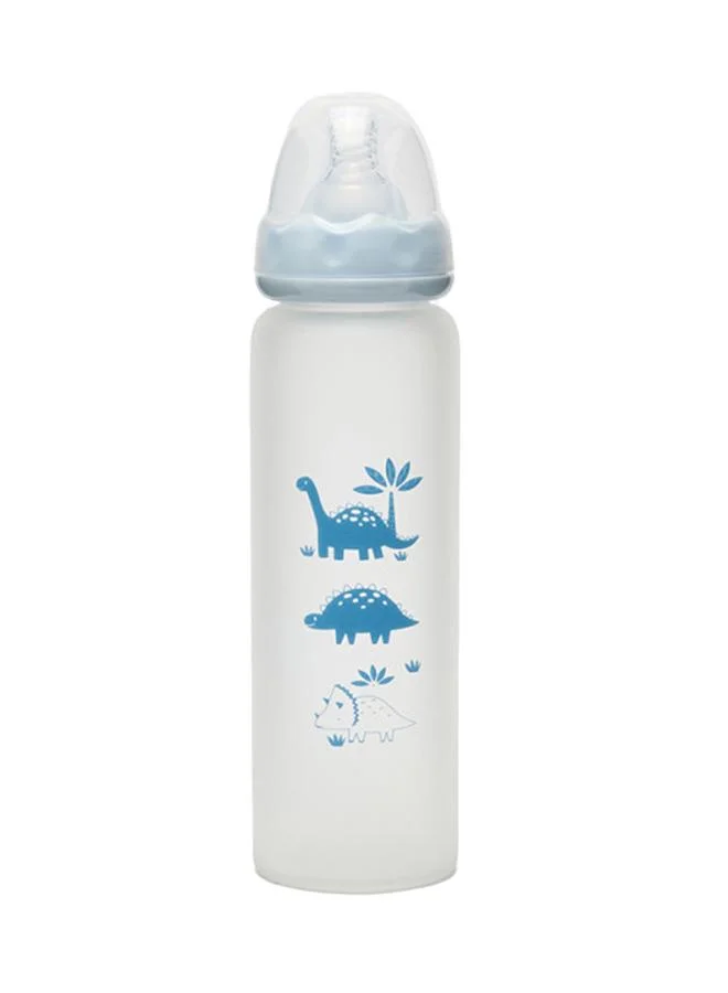 Babies & More Babies & More Baby Blue Shatterproof Glass Feeding Bottle 240ml