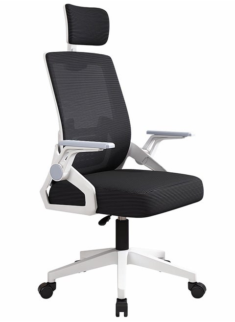 Gaming Chair Office Chair Ergonomic OfficeChair, Breathable Mesh Design High Back DeskChair with Adjustable Headrest Swivel Armrest and Lumbar Support