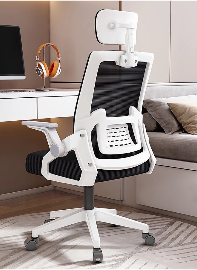 lureonthe - Gaming Chair Office Chair Ergonomic OfficeChair, Breathable Mesh Design High Back DeskChair with Adjustable Headrest Swivel Armrest and Lumbar Support - Image 1