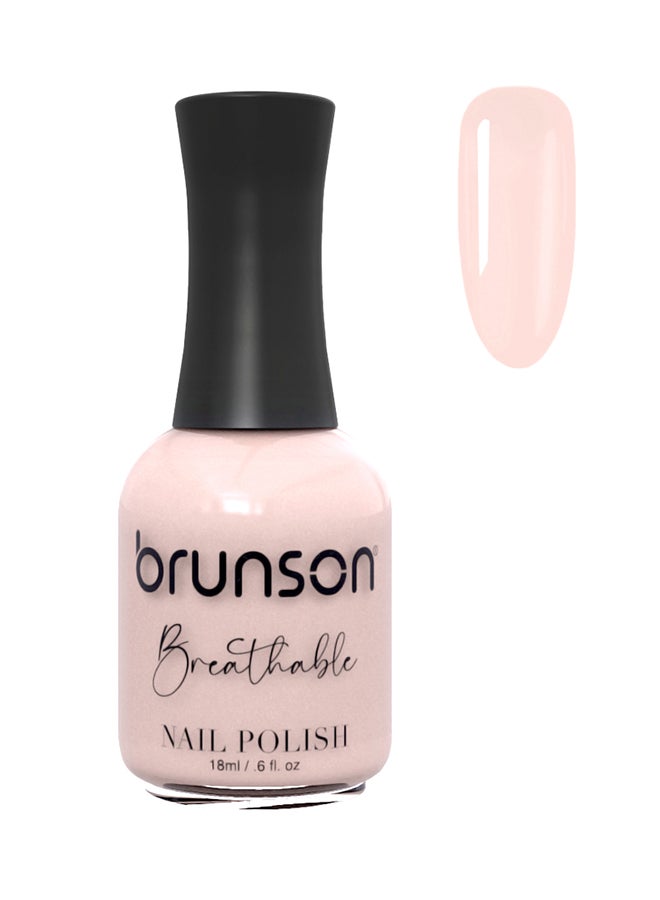 brunson Breathable Nail Polish Halal nail polish Wudu friendly Quick-Dry Vegan long lasting but easy peel off   18ml BH390