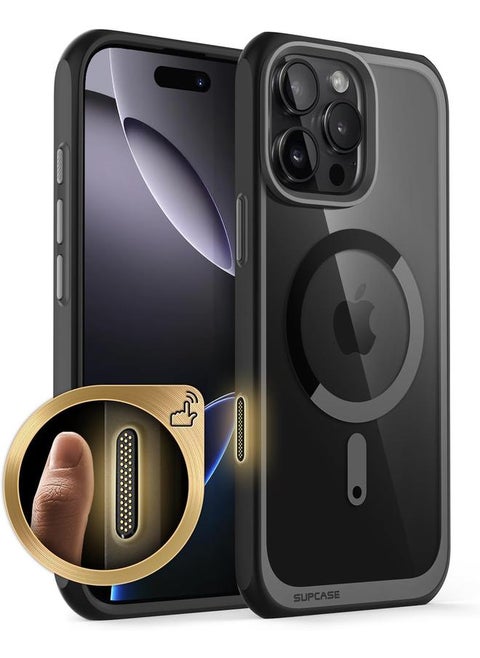 For Iphone 16 Pro Case With Camera Control Capture Button Unicorn Beetle Mag Compatible With Magsafe Slim Protective Magnetic Phone Case For Iphone 16 Pro 6.3'' 2024 Black