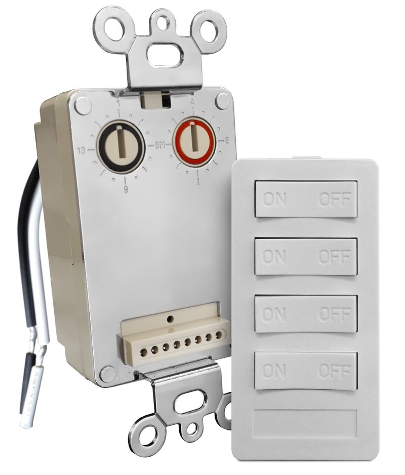 X10 PRO 4-Button Keypad Plus Transmitter Base Kit (XPT4-W-NS) - Image 1