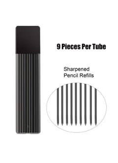Jovitec JOVITEC 21 Pieces 2.0 mm Mechanical Pencil Set, 9 Pieces Automatic Pencils 12 2 mm Mechanical Pencil Colored Refills (Color and Black) for School Students Writing Draft Drawing, Painter Art Sketching  - Image 3