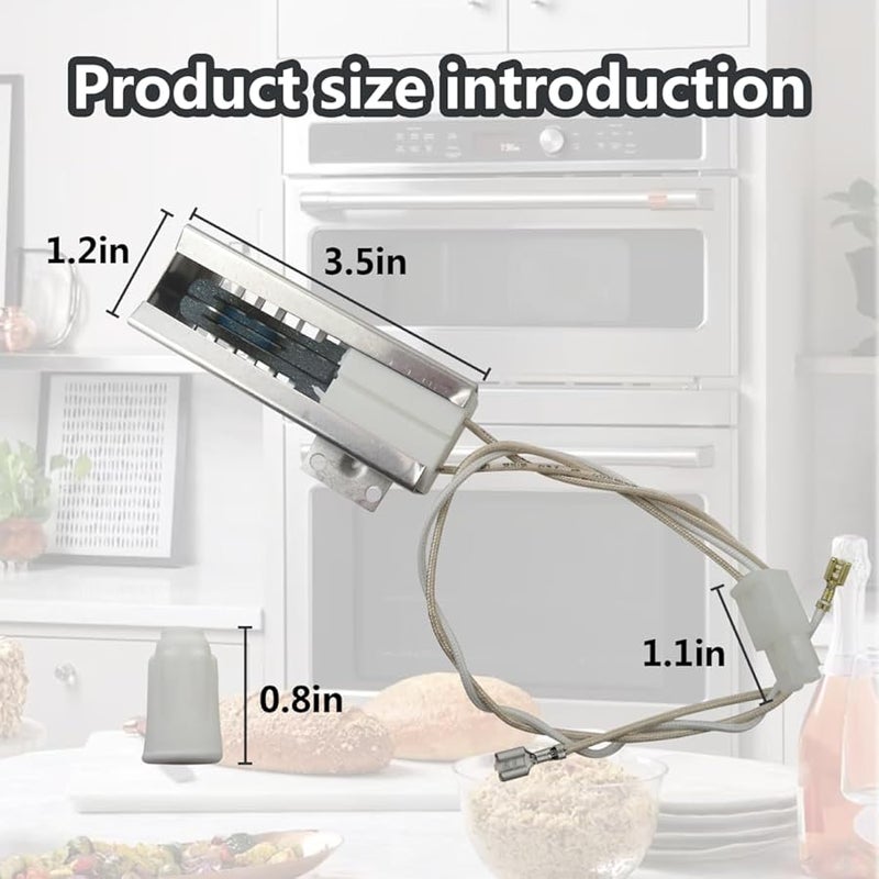 Gas Range Oven Igniter Compatible with Frigidaire FFGF3019LWH FFGF3047LSA Models - Image 3