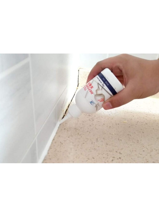 Generic Tile Reform, Tile Gap Refill Agent Tile Reform Coating Mold Cleaner Tile Sealer Repair Glue White  - Image 4