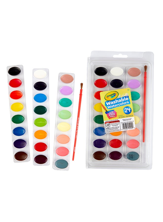 Crayola Washable Watercolors 24 ct. - Image 2