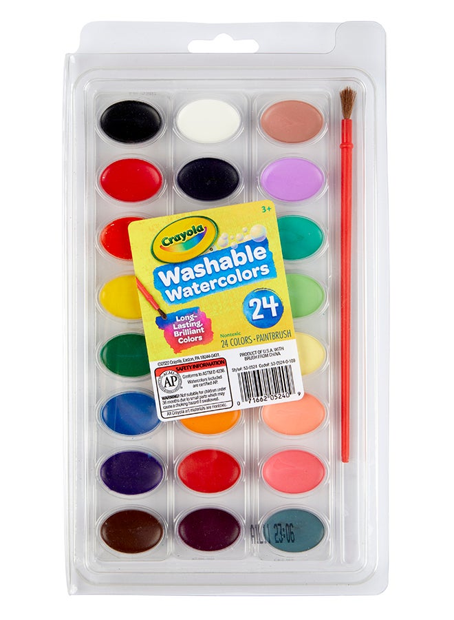 Crayola Washable Watercolors 24 ct. - Image 1