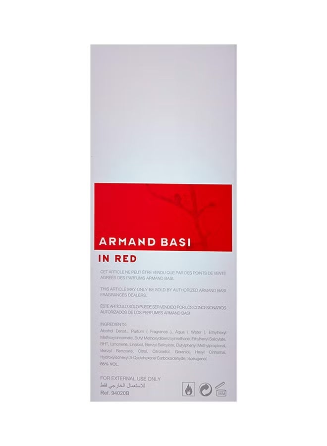 ARMAND BASI In Red EDT 100ml - Image 3