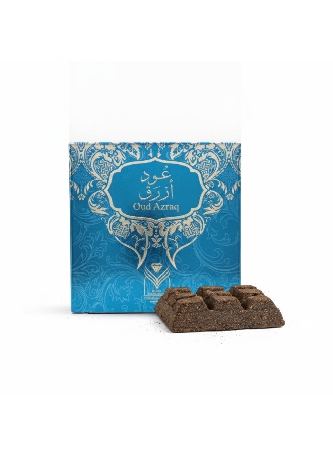 AL MAS Almas Perfumes Bukhoor Chocolate Oud Azraq 40g Premium Natural Wood Incense Chips with Swiss Rose Vanilla and Musk for Smart Electric Traditional Burner Home Fragrance Perfume - Image 2