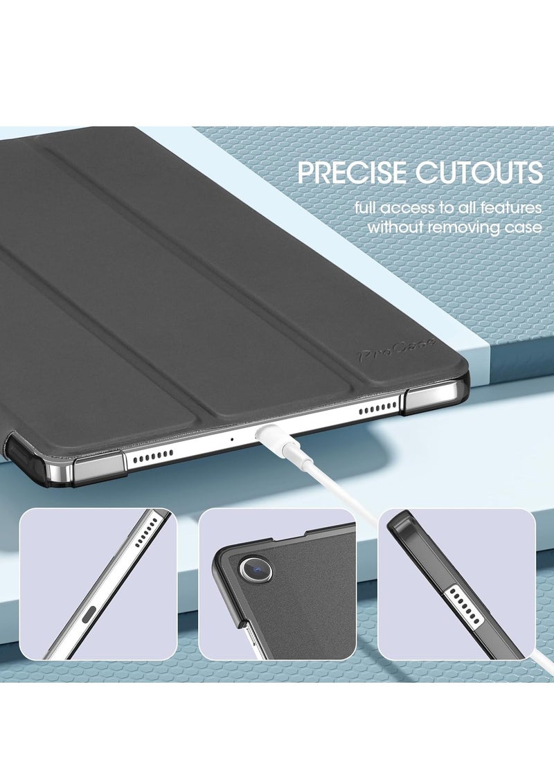 Galaxy Tab A9 Plus 11 Inch 2023 Case for, Slim Stand Hard Back Shell Protective Smart Cover Case for 11" Galaxy Tab A9+ Plus 2023 SM-X210/X215/X216/X218-Black