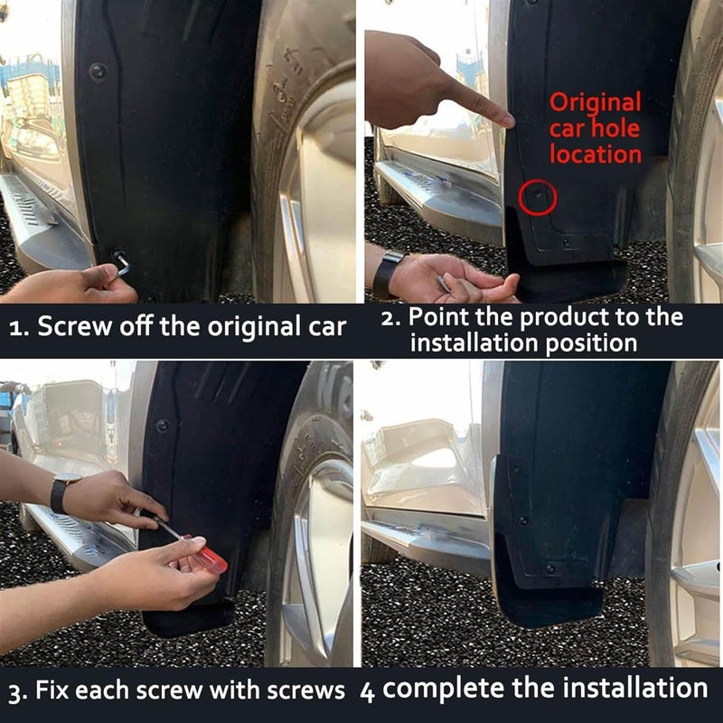 Wivplex Car Mud Flaps for Exeed TXL 2018-2021 - Image 5
