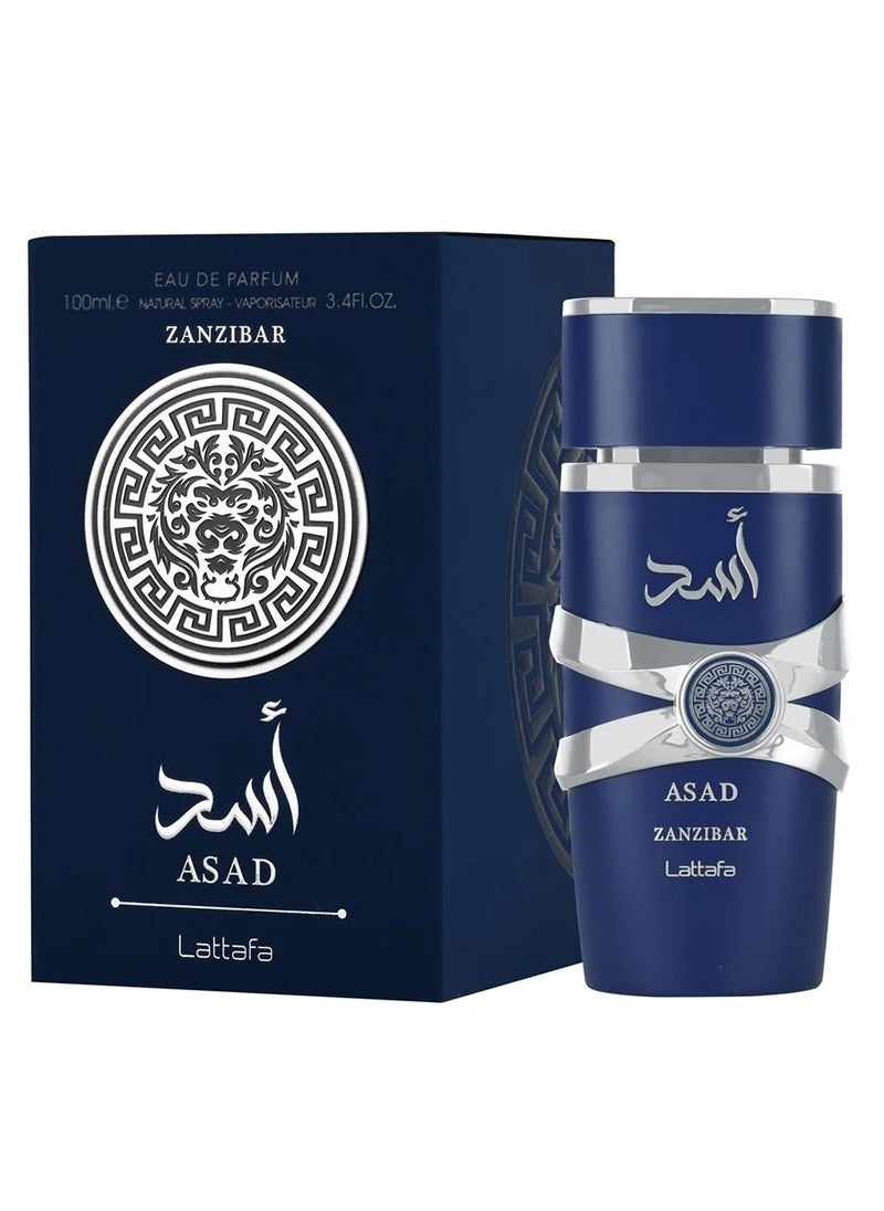 Lattafa Asad Zanzibar Eau de Parfum for Men - 100ml  - Image 1
