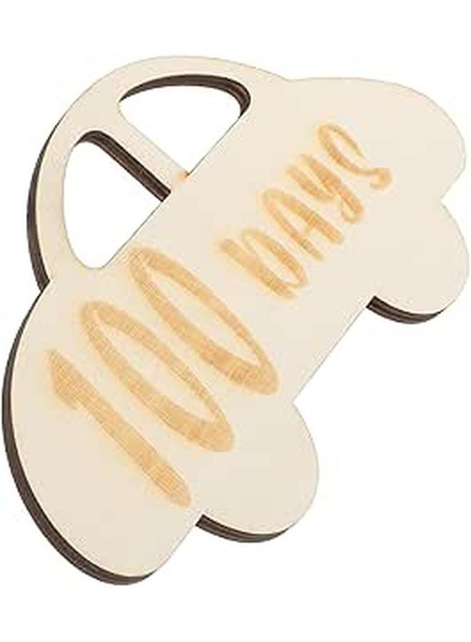 Wooden Newborn Photo Prop Growth Record Sign Cherish Memories Handcrafted - Image 1