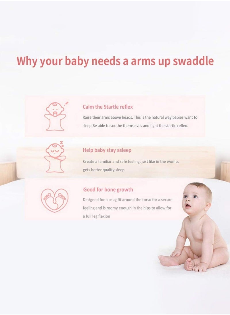 DOOKOO 4 PCS Newborn Sleepsack Swaddle Blanket Baby Swaddling Wrap Infant Babies Sleeping Bag with Hat and Anti-grasping Gloves for Boy Girl Soft Cotton Sleep Sack  - Image 4