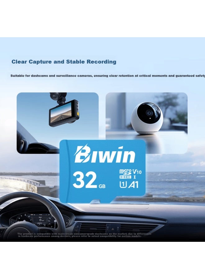 Biwin 32gb Tf Memory Card A1 U1 V10 C10 Ms100 Storage Card 100mb/s Read Speed Compatible With Dash Cam/surveillance Camera - Image 2