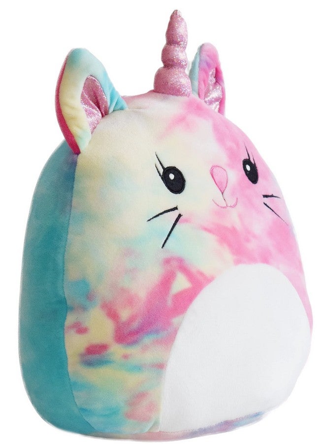 Mirada Cute Tie Dye Pink Supersoft Cat Cushion/Pillow Soft Toy For Girls/Kids | Stuffed Plush Animal | - 30Cm - Image 3
