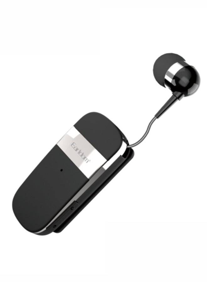 Earldom Multi-Function Clip-On In-Ear Wireless Headset, Black White - BH105 - Image 2