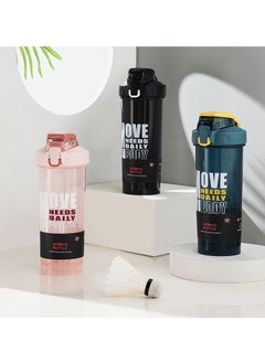 800ml Ecofriendly Portable Sport Plastic Water Bottle, Gym Marker Bottle, Reusable, Wide Mouth Protein Shaker Bottle with Straw (Pink) - pzsku/Z2FC563F201EC51B7055EZ/45/_/1728039729/462ff46f-8b96-43ca-b219-da74b27fbe96