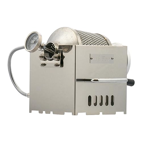 KAFFA ROASTER KALDI Mini Home Coffee Gas Roaster 200g Capacity Choice of Manual Handle or Motor Drive HopperSampler as option Gas Burner Required Manual Handle FullSet - Image 1