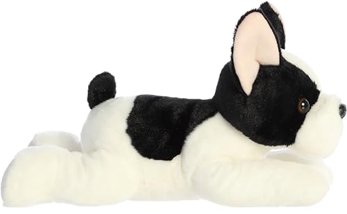 Aurora® Adorable Flopsie™ French Bulldog Pup Stuffed Animal - Playful Ease - Timeless Companions - White 12 Inches - Image 2