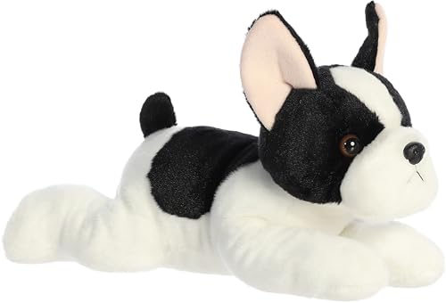 Aurora® Adorable Flopsie™ French Bulldog Pup Stuffed Animal - Playful Ease - Timeless Companions - White 12 Inches - Image 5