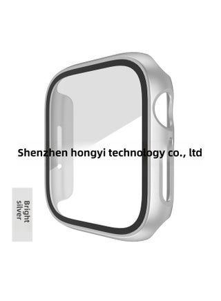 For Apple Watch SE-9 Generation PC Frosted Oil Injection Tempered Film All-in-One Apple Watch Protective Case-Color:Bright Silver-Exterior Dimension:44mm - pzsku/Z2FC5984A3536CE3F59AEZ/45/_/1742205450/9b1bee7b-eb21-4927-b21e-130e354b8123