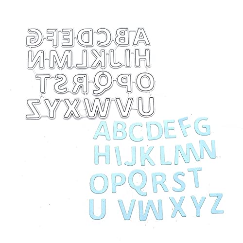 AHTOLS Lowercase 26 Alphabet Cutting Dies, Capital 26 Letters Die Cuts Metal Embossing Stencils Template Mould for Card Scrapbooking and DIY Craft Album Paper Card Decor - Image 5