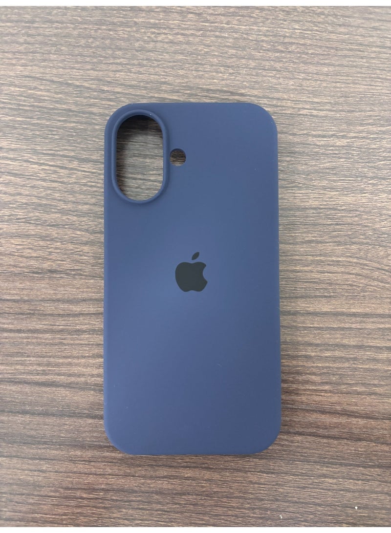URBBKING Liquid Silicone Case Protector Compatible with iPhone 16 Blue - Image 3