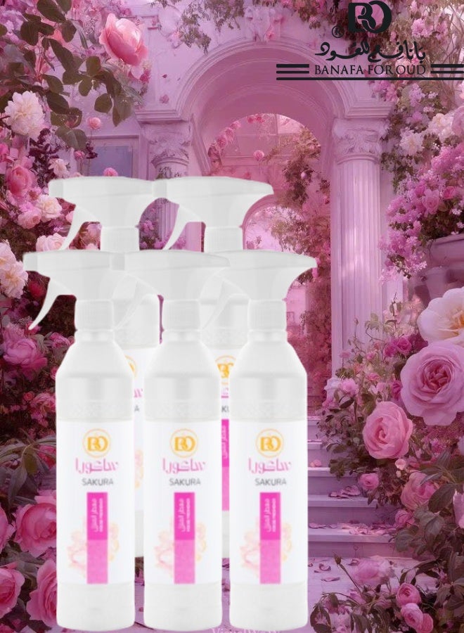 Banafa 5 Pieces Sakura House Freshener - Image 1